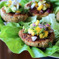 Jalapeno Chickpea Veggie Burgers