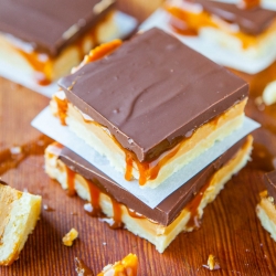 Peanut Butter Caramel Twix Bars