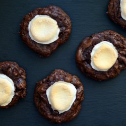 Flourless Rocky Road Cookies