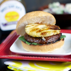 Grilled Teriyaki Mushroom Burgers