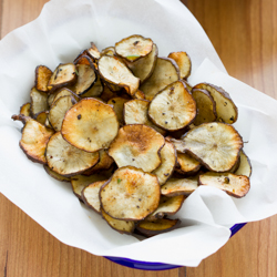 Sunchoke Chips and Guacamole