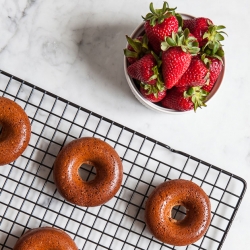 Strawberry Cake Donut