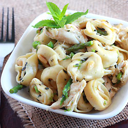 Tortellini with Asparagus