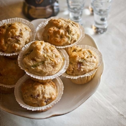 Savory Asparagus Muffins