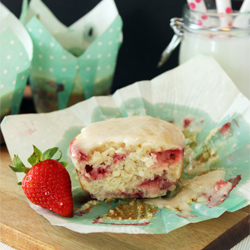 Strawberries and Cream Muffins