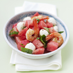 Watermelon Shrimp Salad