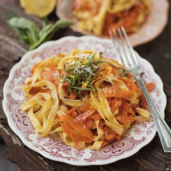 Carrot Ribbon Fettuccine