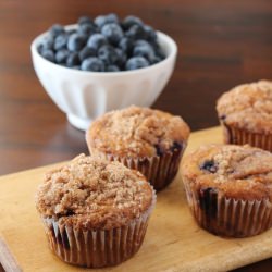 Crumb-Top Blueberry Muffins