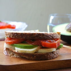 Caprese Sandwich With Avocado