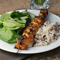 Honey-Lime Chicken Skewers