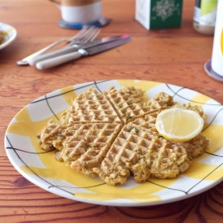 Falafel Waffles