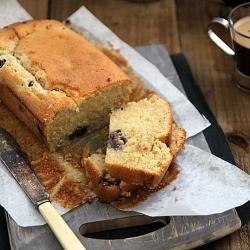 Blueberry Cream Cheese Butter Cake