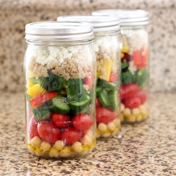 Chopped Salad-in-a-Jar