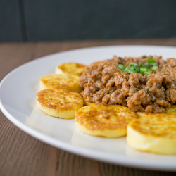 Ground Turkey with Golden Egg Tofu