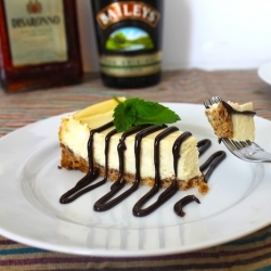 Amaretto Mudslide Cheesecake