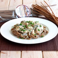 Pasta with Shiitakes and Gorgonzola