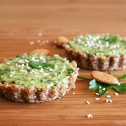 Pesto & Avocado Tart