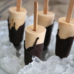 Chocolate Peanut Butter Popsicles