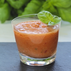 Red Pepper and Tomato Gazpacho