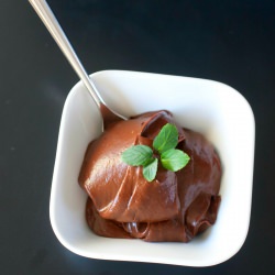 Hazelnut Chocolate Avocado Mousse