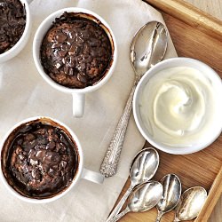 Greek Yogurt Chocolate Puddings