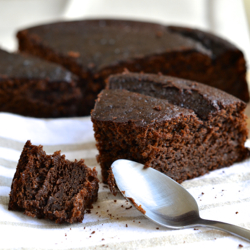 Lightened Up Chocolate Yogurt Cake