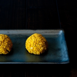 Baked Cauliflower& Broccoli Falafel