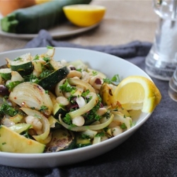 Mediterranean Zucchini & White Bean