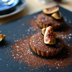 No-Bake Chocolate Tarts with Figs