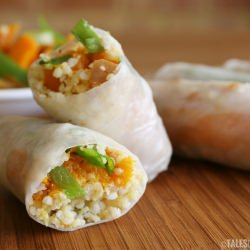 Roasted Squash and Millet Rolls