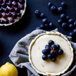 Blueberry Lemon Cream Cheese Tart