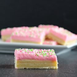 Vanilla Bean Cookie Bars