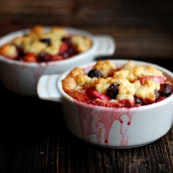 Rhubarb Bluberry Tart