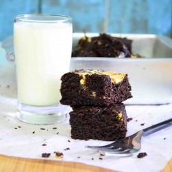 Triple Chocolate Coffee Brownies