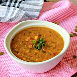 Lentils With Spring Onions