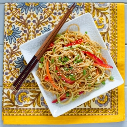 Sweet & Spicy Sesame Noodle Salad