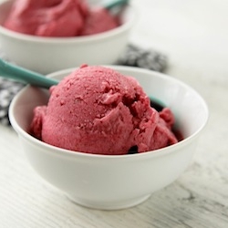 Raspberry Banana Soft-Serve