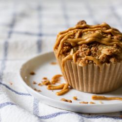 PB+J Stuffed Muffins