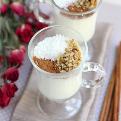 Rose Water Milk Pudding