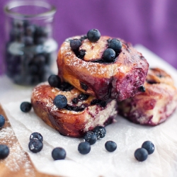 Swedish Buns with Blueberry