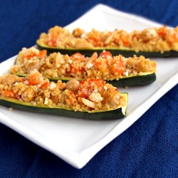 Quinoa Zucchini Boats