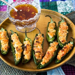 Jalapeno Poppers and Apricot Sauce