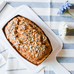 No-Knead Sunflower Seed Soy Bread