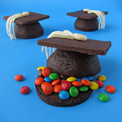 Pinata Graduation Cap Cookies