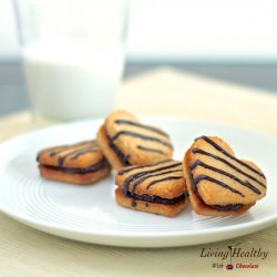 Vanilla Cookies with Creamy Chocolate