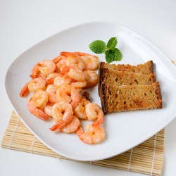 Shrimps in Garlic & Ginger Butter