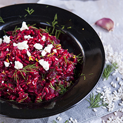 Risotto with Beetroot :)