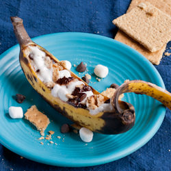 Grilled S’more Bananas