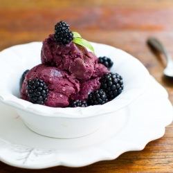 Fresh Blackberry Sorbet