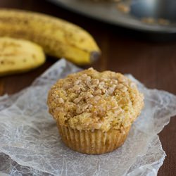 Banana Brickle Muffins